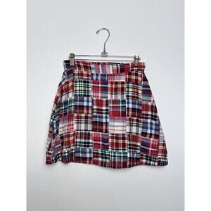 Urban Outfitters OUWomen’s Patchwork India Picnic Madras Plaid Skirt Size Small